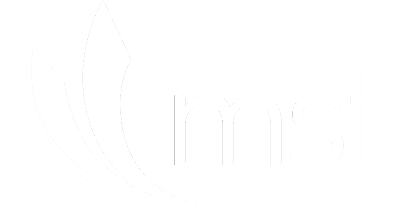 MST logo white